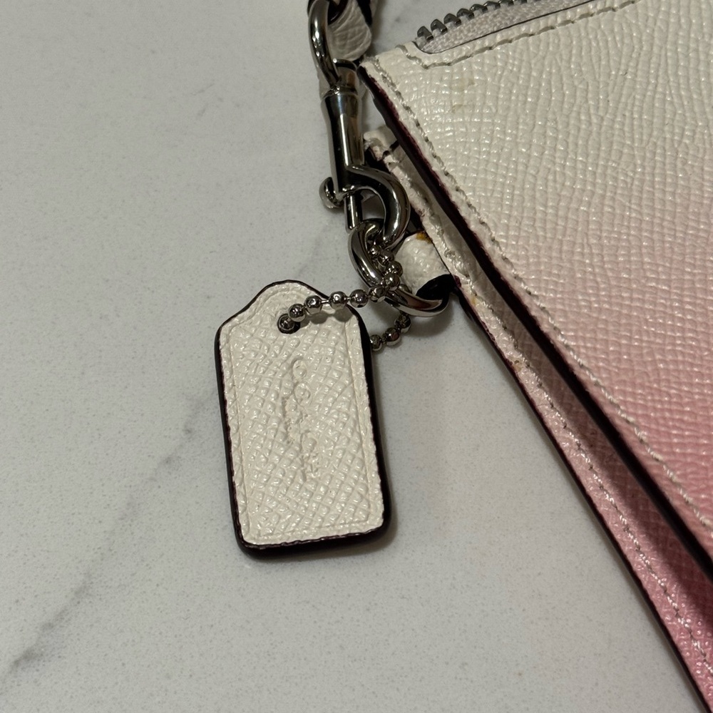 Coach Crosby Pink Ombré Wristlet - Picture 12 of 16
